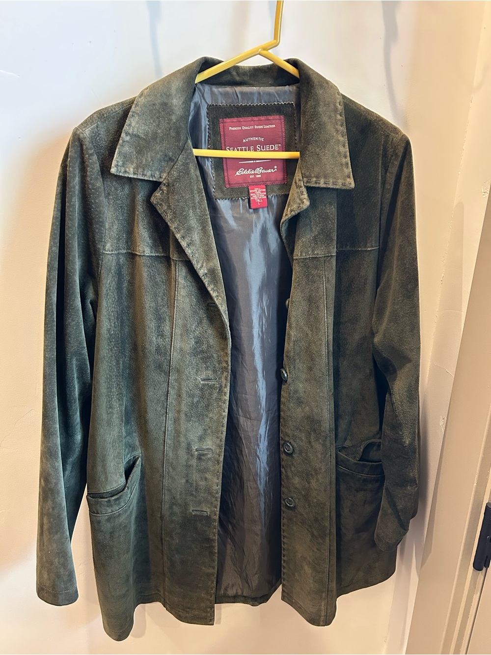 L.L. Bean Vintage Women’s Green Suede Jacket
